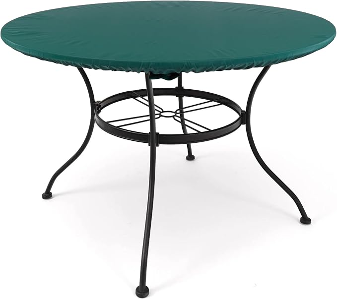 Covermates Classic Round Table Top Cover – All-Weather Outdoor Table Protection by Covermates