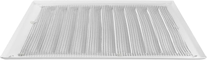 Square Ventilation Grille / 8" x 8" Inch Inside Measurement/White Metal Air - Image 6