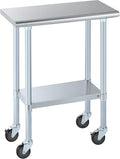 ROCKPOINT Stainless Steel Table by ROCKPOINT
