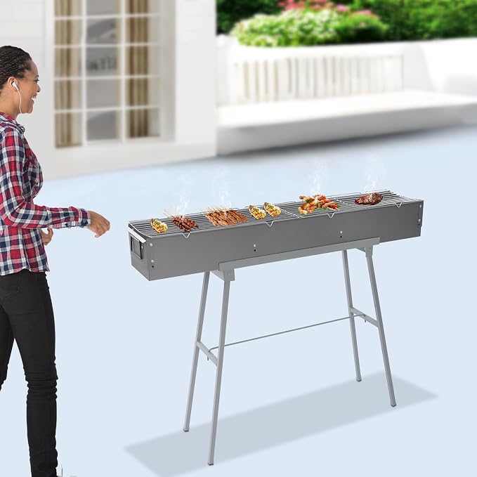 Charcoal Grill, Folding BBQ Grill - Image 2