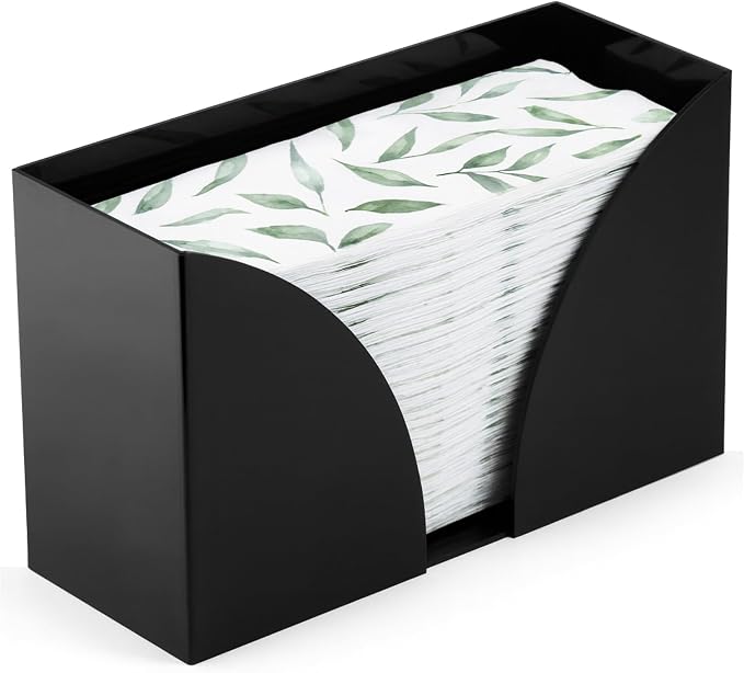Black Paper Towel Holder Countertop Dispenser by SimplyImagine