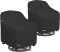 Outdoor Swivel Lounge Chair Cover 2 Pack, Waterproof Heavy Duty Lawn Patio by PatioFurnitureCovers