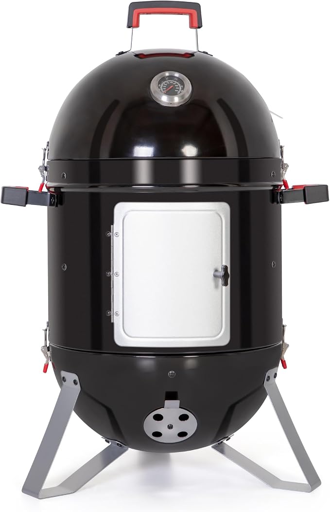 Captiva Designs 18-inch Vertical Charcoal Smoker Grill by CaptivaDesigns