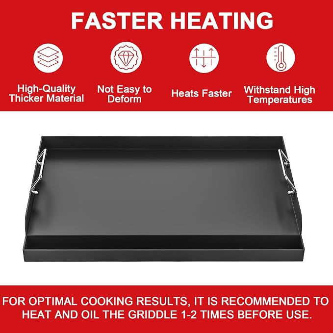 25" x 16" Nonstick Griddle Insert - Image 7