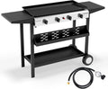 ROVSUN 4 Burner Portable Propane Griddle by ROVSUN