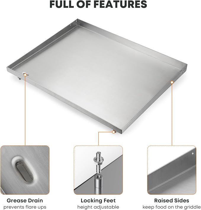 Stanbroil Stainless Steel Griddle Replacement Top - Image 3