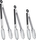 Hotec Stainless Steel Kitchen Tongs, Locking Metal Food Tongs by Hotec