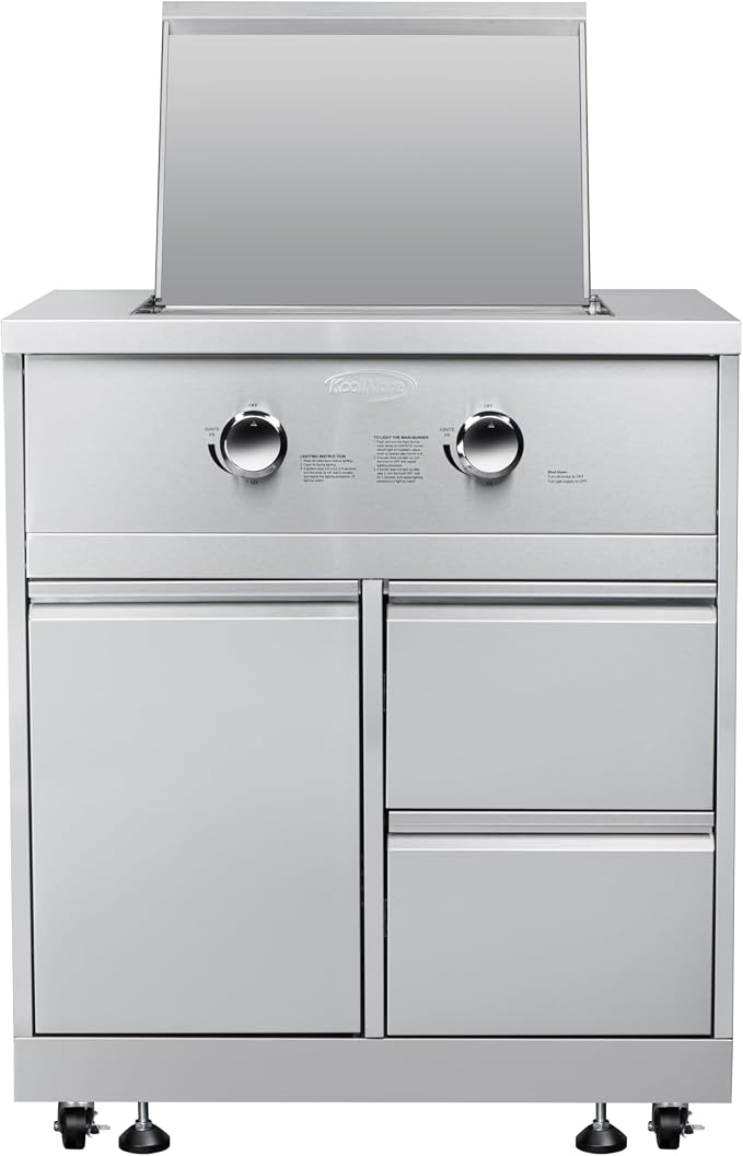 KoolMore 32 in. Outdoor Kitchen Liquid Propane Side Burner - Image 2