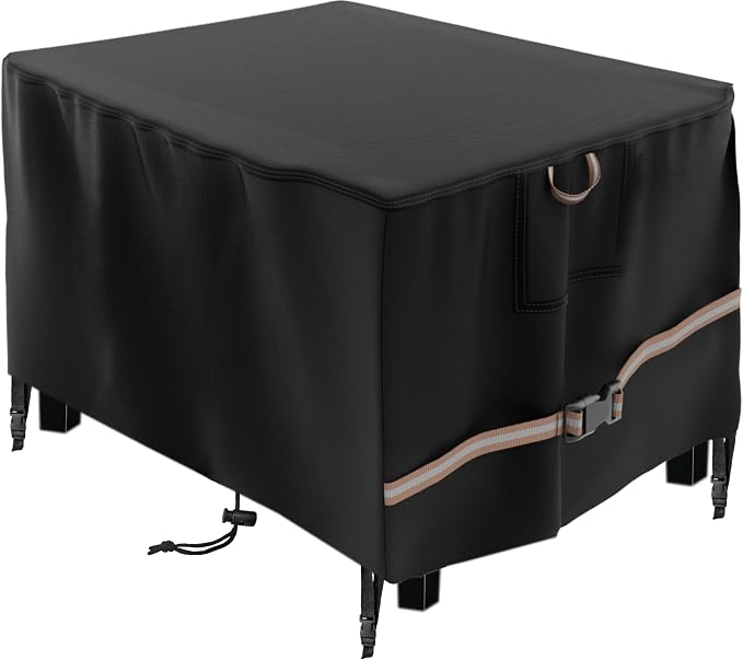 Rectangular Propane Gas Fire Pit Table Cover 48x28x24 In, Waterproof Heavy Duty - Image 6