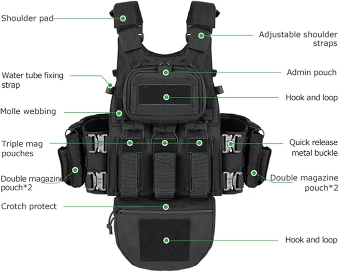 BOMTURN Great Tactical Outdoor Vest - Image 4
