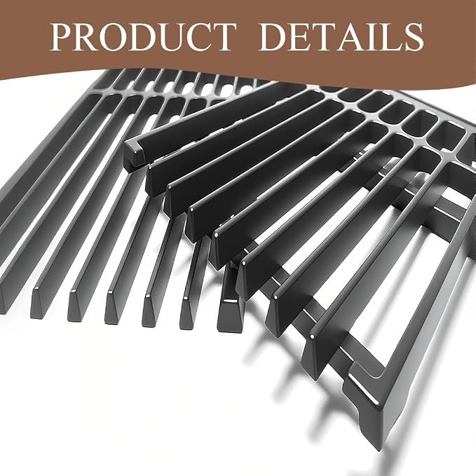 PCBZ0B 8 inch wide Adjustable Cast Iron Cooking Grate Replacement - Image 4