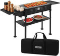 comzenz 35’’ Portable Charcoal Grill Folding BBQ Grill by COMSENZ