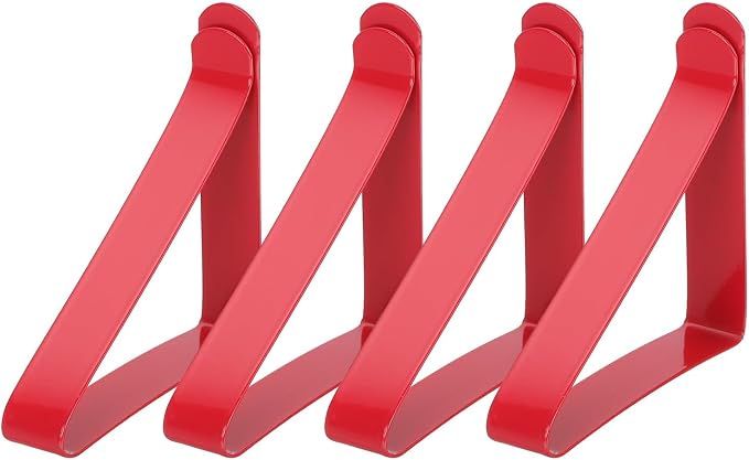 uxcell 4 Pack Tablecloth Clips, Stainless Steel Table Cloth Cover Clamps by uxcell