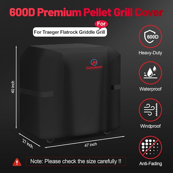 Comnova Grill Cover for Traeger Flatrock - Image 2