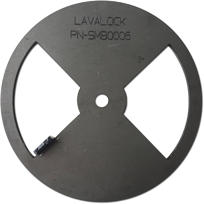 LavaLock® Smoker Pinwheel bbq air damper pit grill vent, STEEL 4 6 8 12 - Image 2