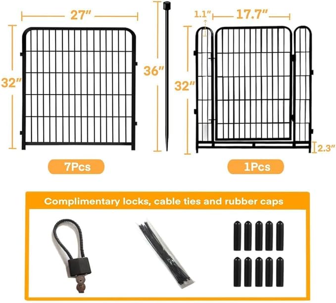 32 in Decorative Garden Fence - Image 4