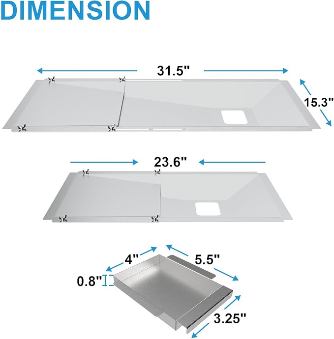 Universal Grease Tray with Catch Pan - Image 4
