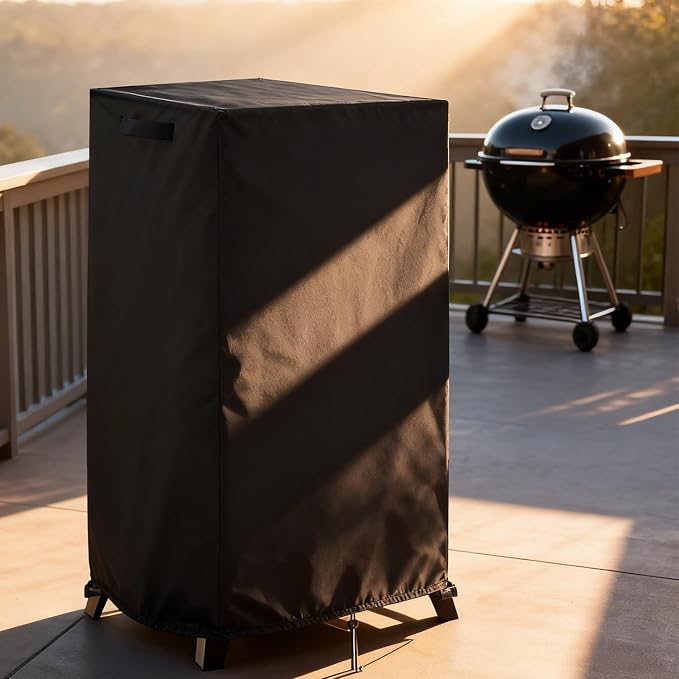 Smoker Cover Fit for Maison BACKYARDS Large Vertical Electric Smoker Grill - Image 3