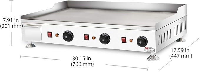 ALDKitchen Flat Top Griddle | Teppanyaki Grill - Image 2