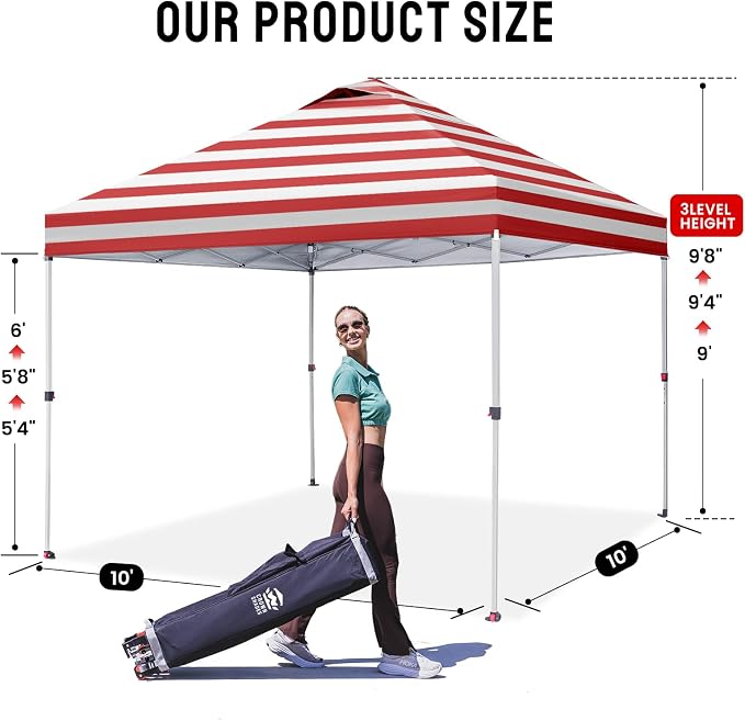 CROWN SHADES 10x10 Pop Up Canopy - Image 6