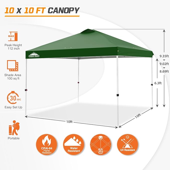 EAGLE PEAK Pop Up Canopy Tent - Image 3