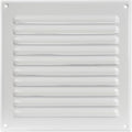 Square Ventilation Grille / 8" x 8" Inch Inside Measurement/White Metal Air by Unknown