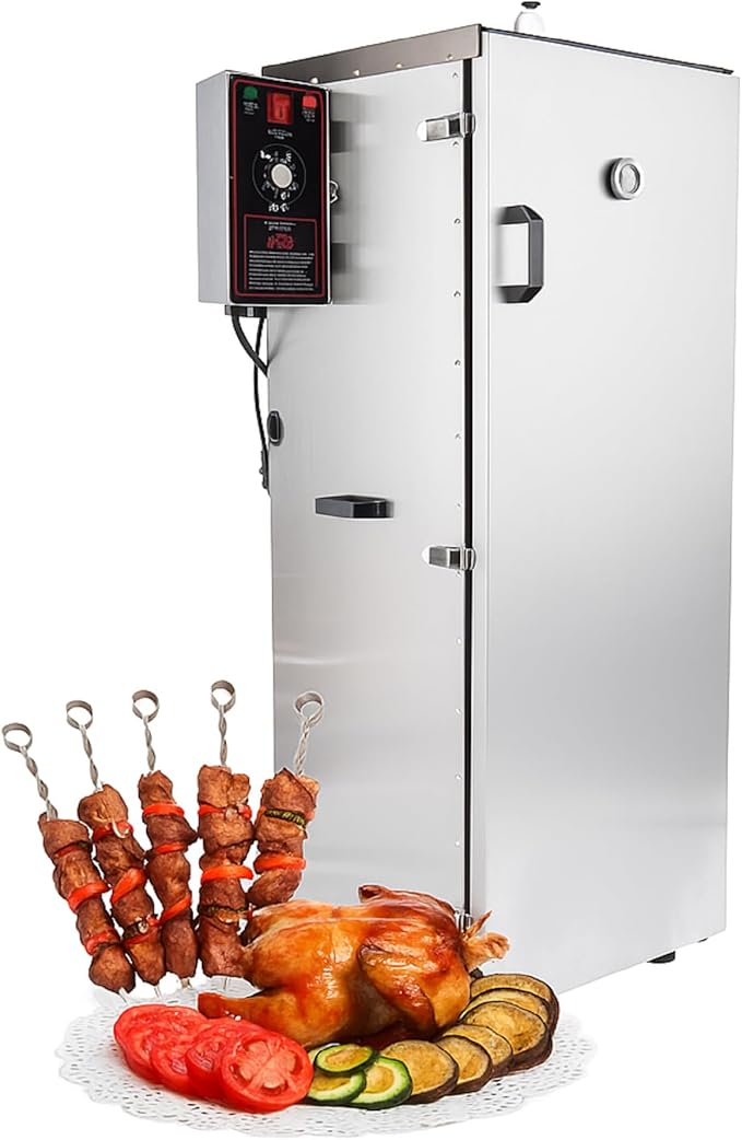 CLIVIA Electric Vertical Smoker, 9 Layers Outdoor Digital BBQ Smoker Oven by Clivia