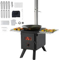 VEVOR Camping Wood Stove Alloy Steel Camping Tent Stove, Portable Wood Burning by VEVOR