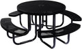 COATEDOUTDOORFURNITURE Heavy-Duty Portable Outdoor Picnic Table by CoatedOutdoorFurniture