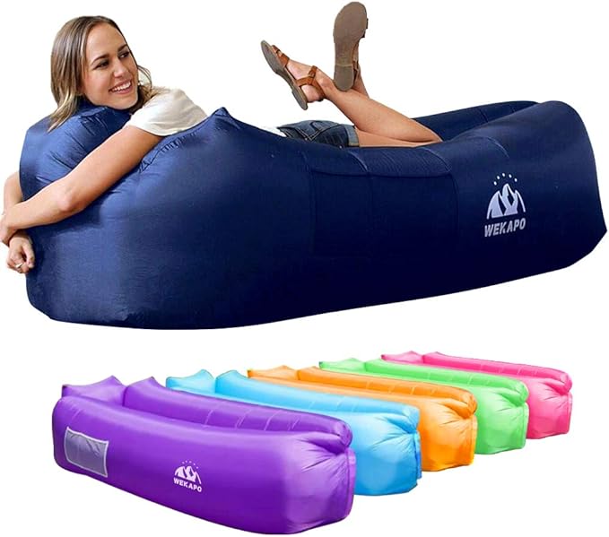 WEKAPO Inflatable Sun Lounger, Air Sofa, Waterproof and Leak-Proof, Picnics and by Wekapo