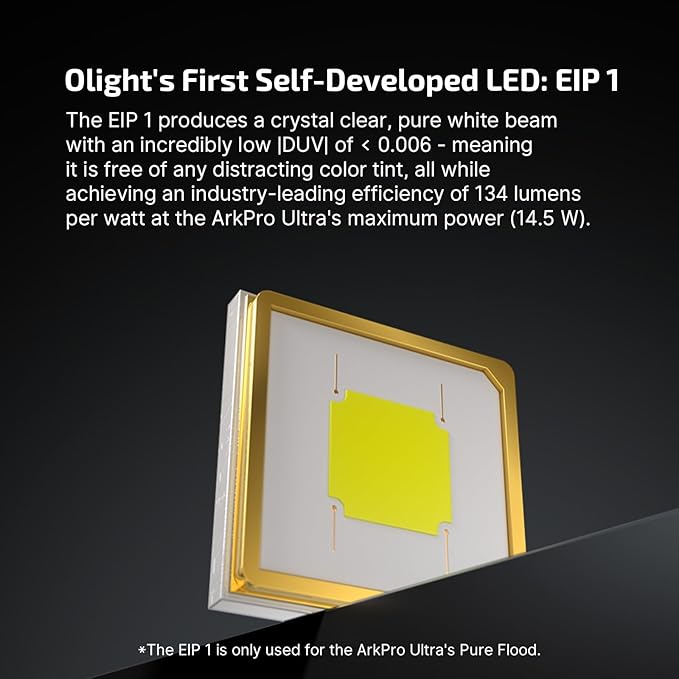 OLIGHT ArkPro Ultra EDC Flat Flashlight, Rechargeable Portable Flash Light - Image 2