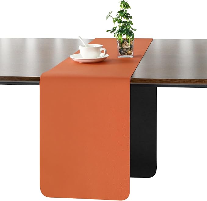 Myir JUN Table Runner Double Sided Vinyl Runner Table 94 Inch Long Runner by MyirJUN