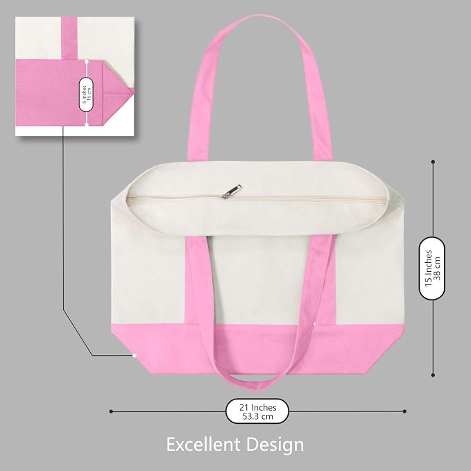 TOPDesign 1-Pack Canvas Tote Bag - Image 5