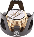 REDCAMP Mini Alcohol Stove for Backpacking, Lightweight Brass Spirit Burner by REDCAMP