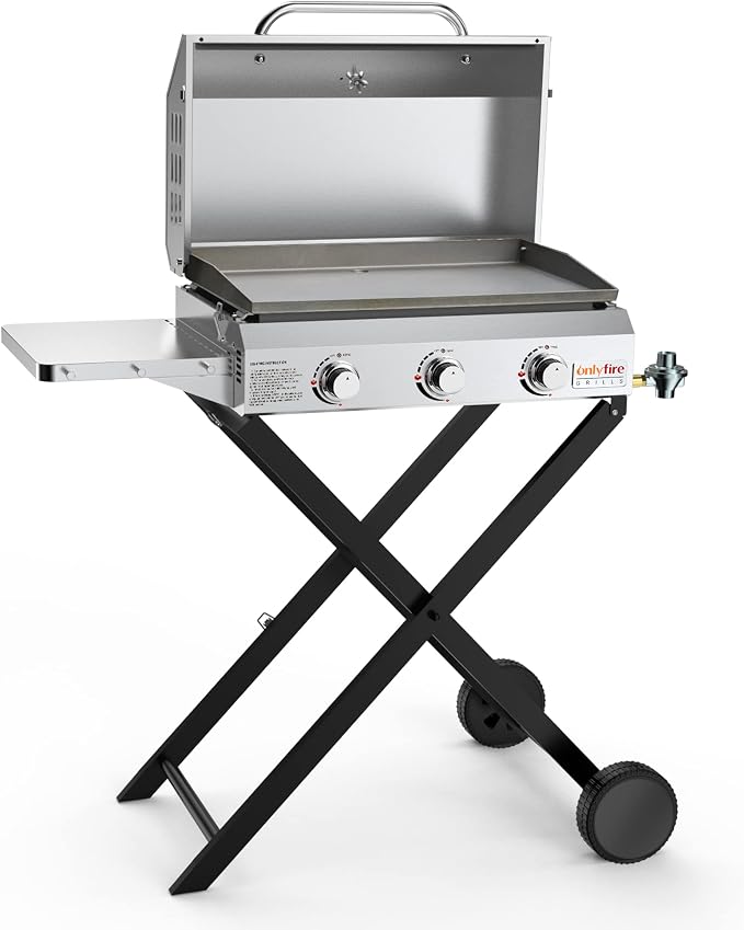 Portable Propane Gas Griddle 3-Burner - Image 2