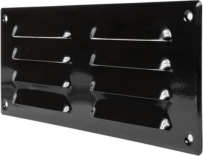 Repa Market 10" x 4" Inch Black Air Vent Cover - Image 7