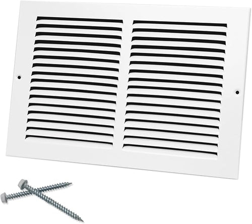 12"W x 8"H Steel Return Air Grille, Air Return Vent Cover by Howeall