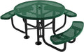 COATEDOUTDOORFURNITURE Heavy-Duty Portable Outdoor Picnic Table by CoatedOutdoorFurniture