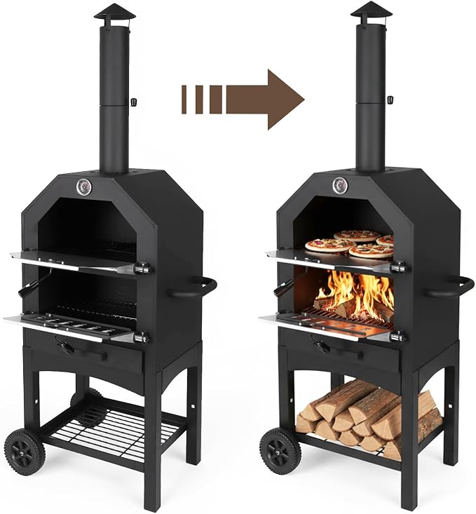 Outdoor Wood Fired Pizza Oven - Image 9