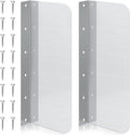 Therwen 2 Pcs Stainless Steel Side Splash Guard by Therwen