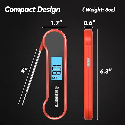 0.5 Sec Instant Read Meat Thermometer Digital - Image 3