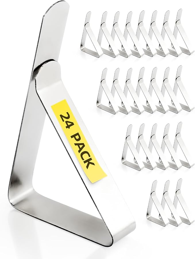24 Pack Tablecloth Clips by Unknown