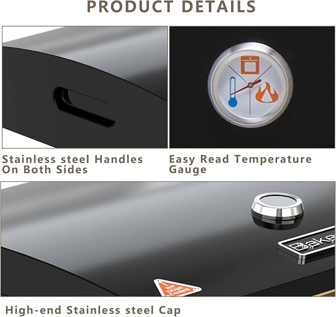 BakerStone Outdoor Pizza Oven, Propane Gas Pizza Oven - Image 9