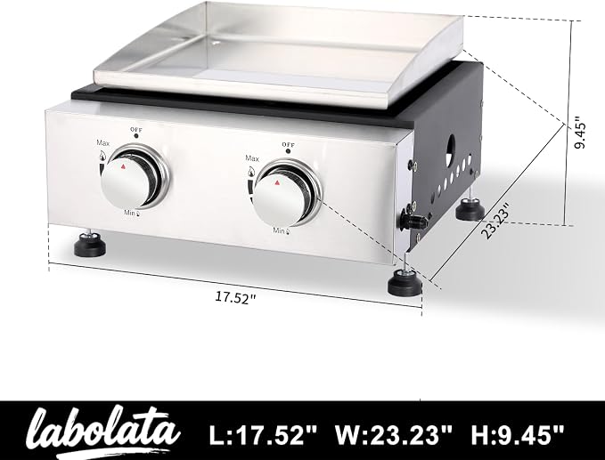 Portable Tabletop Gas Griddle Grill - Image 2