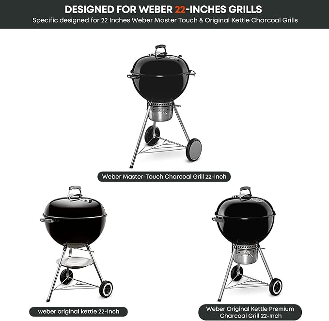 Stanbroil Grill Side Table for 22 Inch Weber Master-Touch & Original Kettle & - Image 5