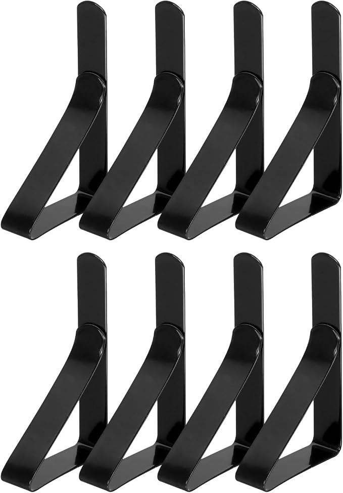 uxcell 8 Pack Tablecloth Clips, Stainless Steel Table Cloth Cover Clamps by uxcell