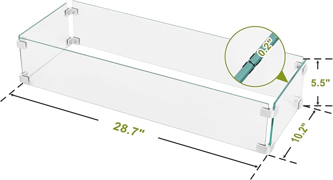 Nuu Garden Tempered Glass Wind Guard - Image 5