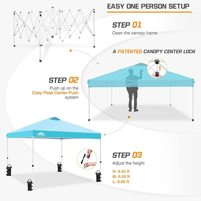 EAGLE PEAK Pop Up Canopy Tent - Image 6