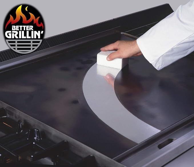 Better Grillin Scrubbin Stone Grill Cleaner Handle-Protect Hands & Nails When - Image 10