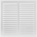 Square Ventilation Grille / 10" x 10" Inch Inside Measurement/White Metal Air by Unknown